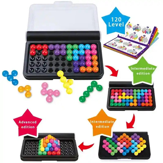 3D Puzzle Board Game | 120 Challenges IQ Educational Toy | GLOBGRIP® GLOBGRIP®