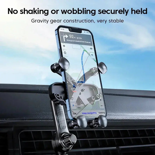 Gravity Car Phone Holder Air Vent Clip | Industrial Anti-Slip Solution GLOBGRIP®