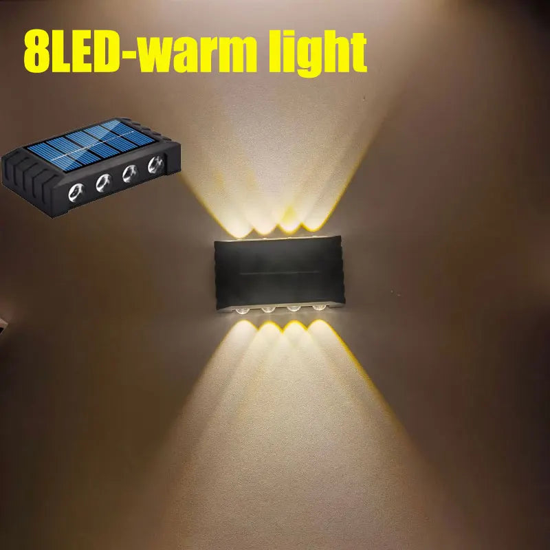 4/6/8/10LEDs Solar Wall Lamp GLOBGRIP®
