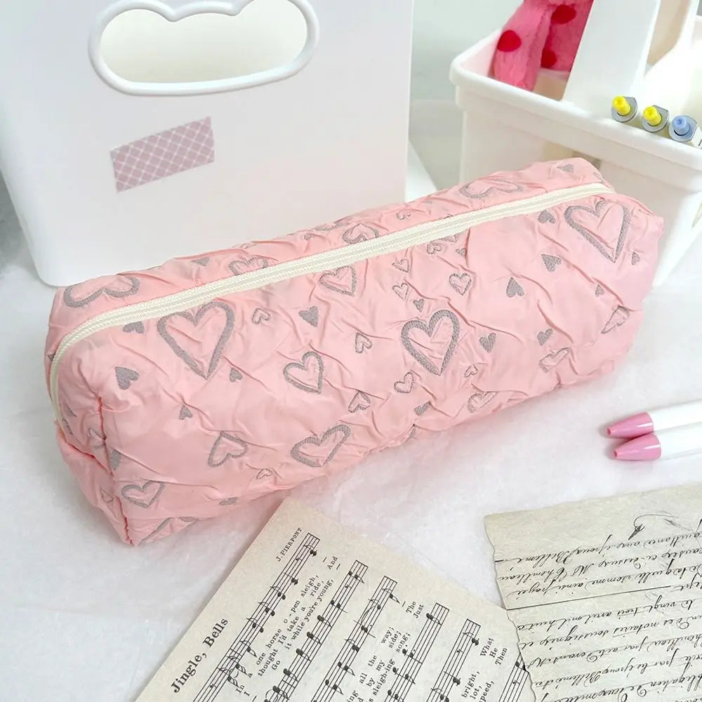 Love Print Pen Bag | Large Capacity Multi-Use Stationery Case | GLOBGRIP® GLOBGRIP®