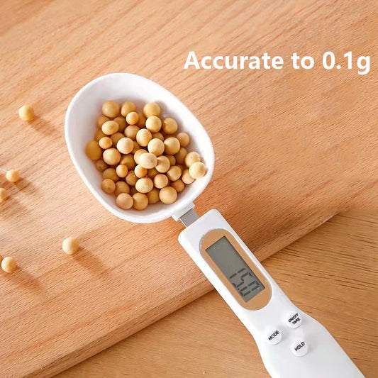 LCD Digital Kitchen Scale Electronic Cooking Food Weight Measuring Spoon 500g 0.1g Coffee Tea Sugar Spoon Scale Kitchen Tool GLOBGRIP®