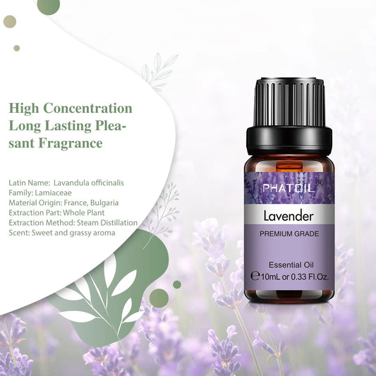 Lavender Essential Oil 10mL | Natural Aromatherapy Oil | GLOBGRIP® GLOBGRIP®