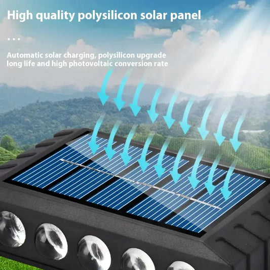 4/6/8/10LEDs Solar Wall Lamp | Industrial Anti-Slip Solution GLOBGRIP®
