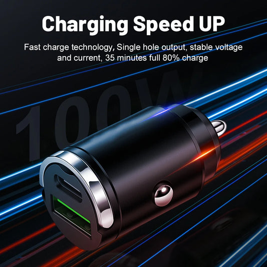 Mini PD USB Car Charger Lighter Type C Car Charger GLOBGRIP®