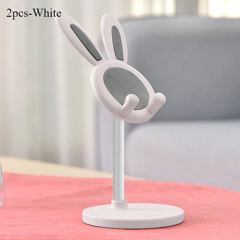 The cute Rabbit mobile phone stand desktop can lift and adjust the desktop phone accessories phone stand phone grip GLOBGRIP®