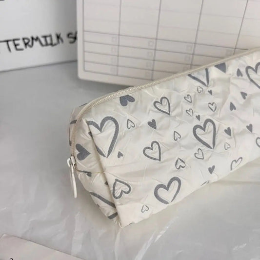 Love Print Pen Bag | Large Capacity Multi-Use Stationery Case | GLOBGRIP® GLOBGRIP®