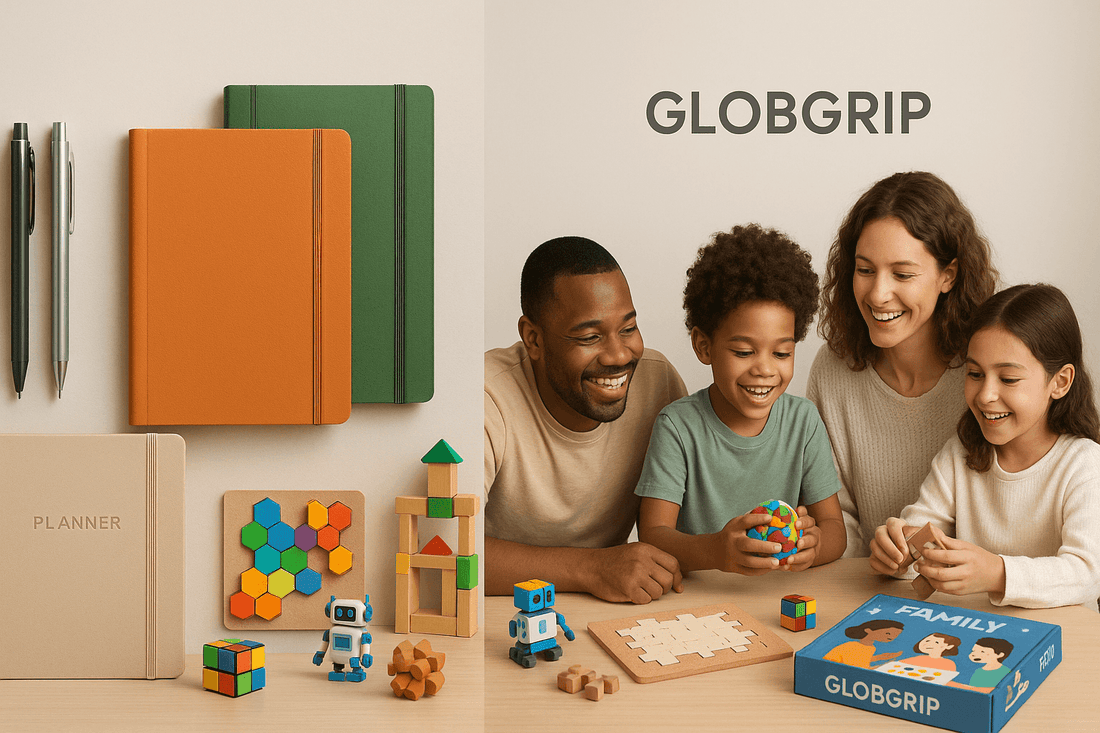 Creativity Meets Curiosity: Stationery & Mind Games for the Whole Family GLOBGRIP®