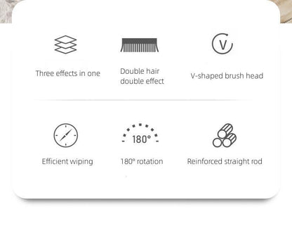 3 In 1 Cleaning Brush Cleaner Brush For Cleaning Bathroom Brush With Long Handle Rotating Floor Brush Crevice Brush GLOBGRIP®