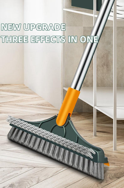 3 In 1 Cleaning Brush Cleaner Brush For Cleaning Bathroom Brush With Long Handle Rotating Floor Brush Crevice Brush GLOBGRIP®