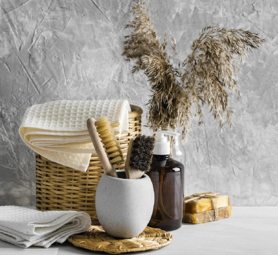 Eco-friendly bathroom accessories