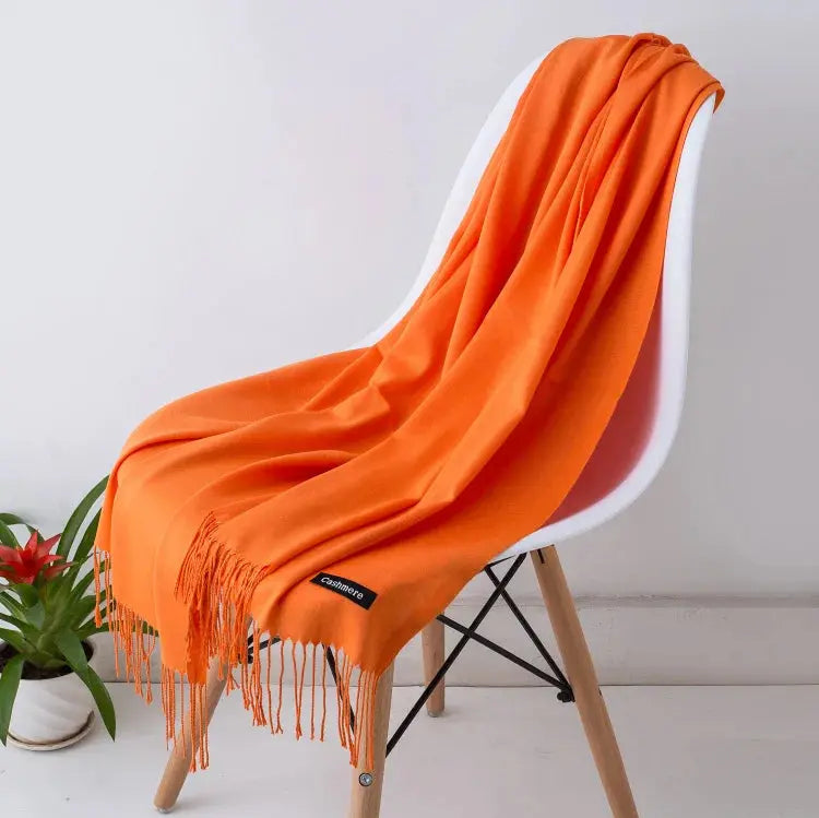 Solid Women's Cashmere Scarf | Industrial Anti-Slip Solution GLOBGRIP®