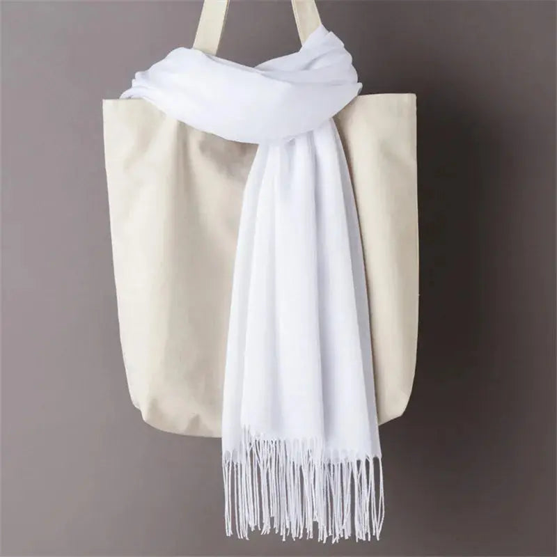 Solid Women's Cashmere Scarf | Industrial Anti-Slip Solution GLOBGRIP®