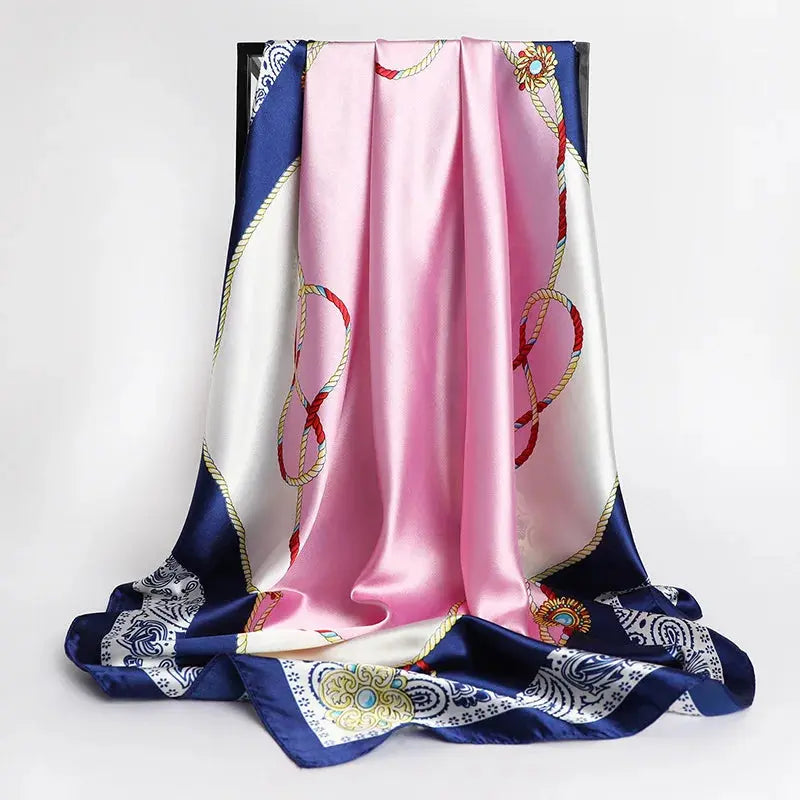 Luxury Silk Satin Square Scarf | Industrial Anti-Slip Solution GLOBGRIP®
