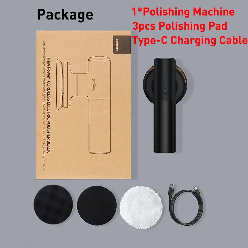 Baseus Wireless Car Polisher Machine – Cordless Electric Wax GLOBGRIP®