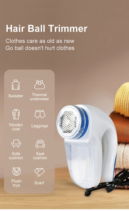 Electric Lint Remover & Fuzz Shaver | Professional Fabric Pill Shaver GLOBGRIP®