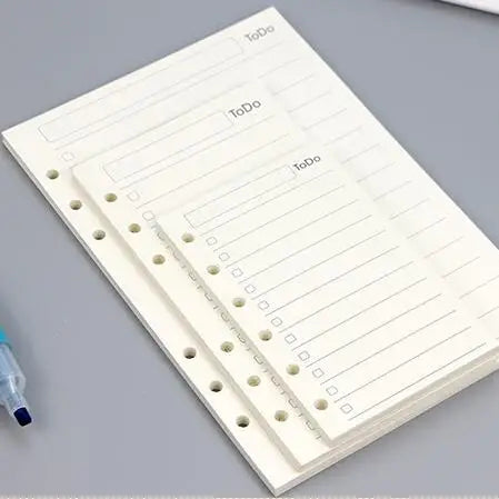 45 Sheets Loose-Leaf Refill – A5 & A6 Sizes GLOBGRIP®