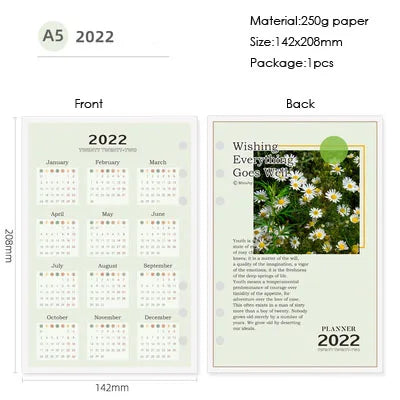 45 Sheets Loose-Leaf Refill – A5 & A6 Sizes GLOBGRIP®