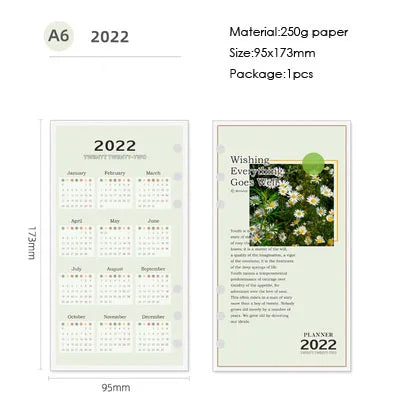 45 Sheets Loose-Leaf Refill – A5 & A6 Sizes GLOBGRIP®