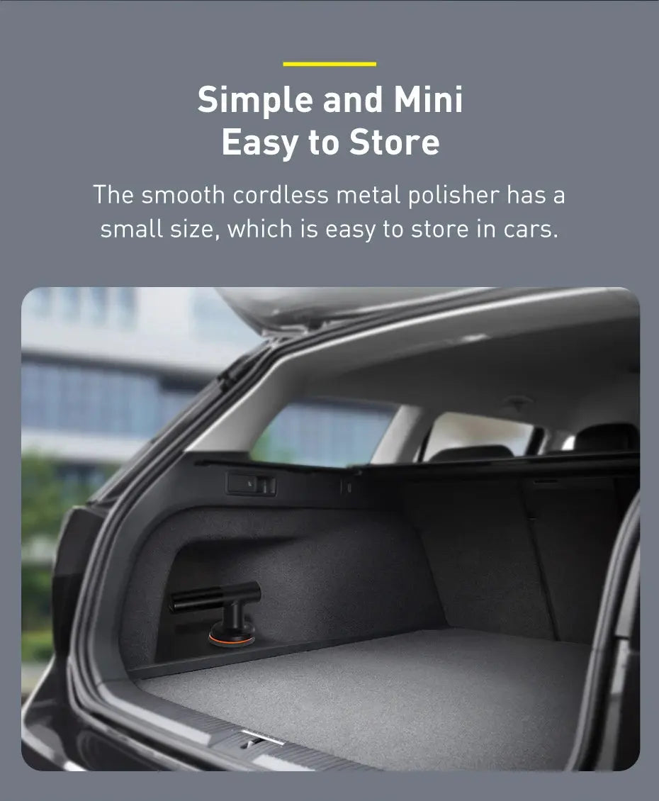 Baseus Wireless Car Polisher Machine – Cordless Electric Wax GLOBGRIP®
