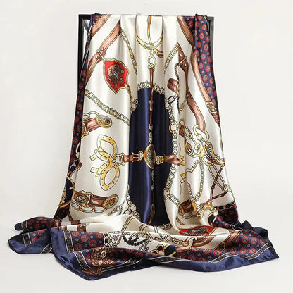 Luxury Silk Satin Square Scarf | Industrial Anti-Slip Solution GLOBGRIP®