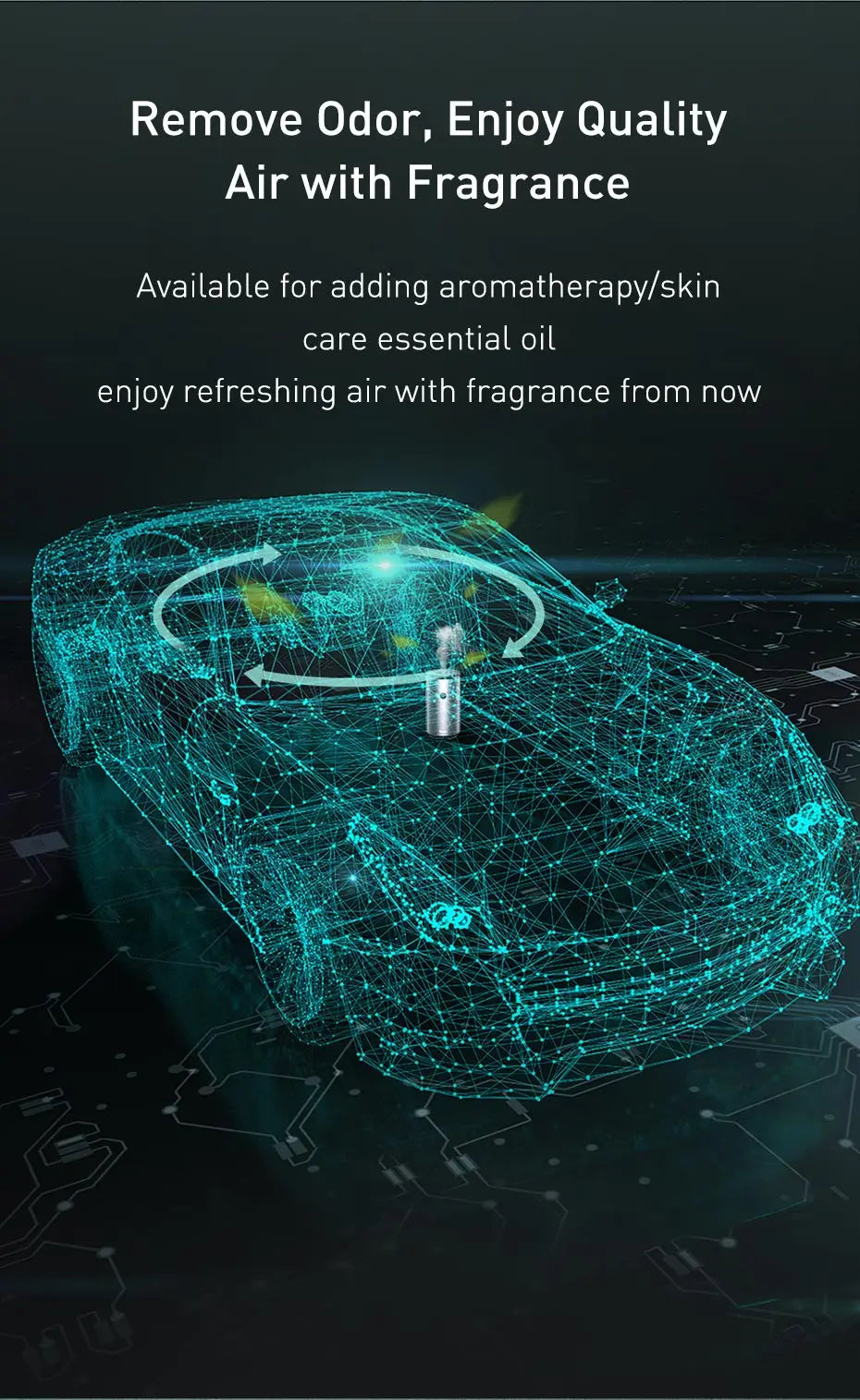 🌬️ Car Diffuser & Humidifier GLOBGRIP®