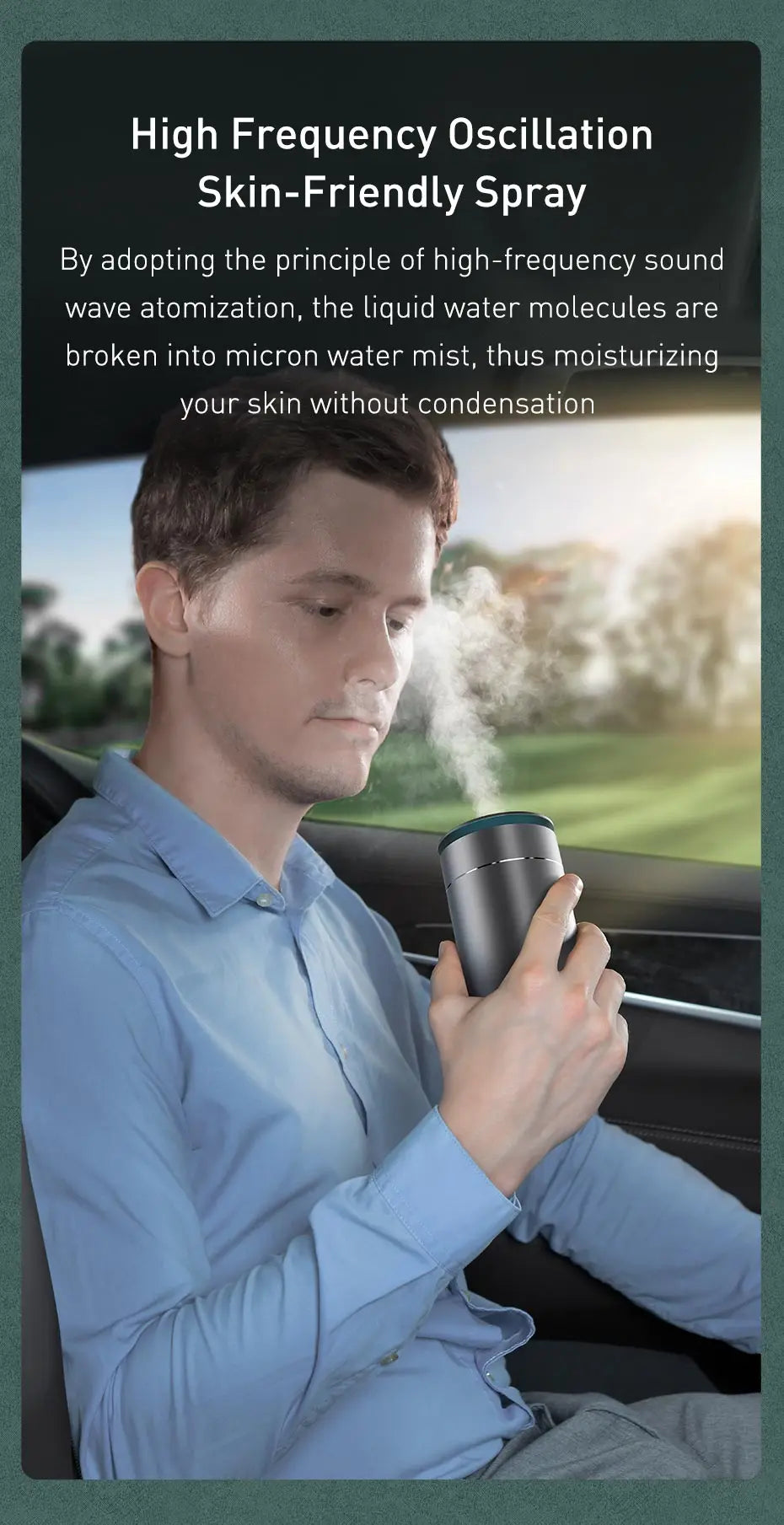 🌬️ Car Diffuser & Humidifier GLOBGRIP®