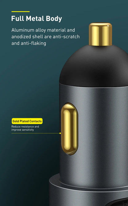 ⚡ 120W Car Charger Splitter GLOBGRIP®