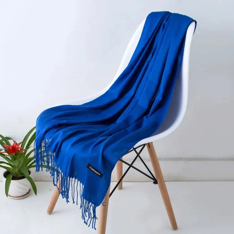 Solid Women's Cashmere Scarf | Industrial Anti-Slip Solution GLOBGRIP®