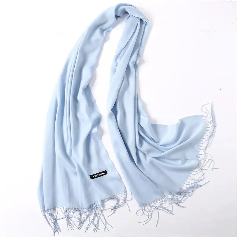 Solid Women's Cashmere Scarf | Industrial Anti-Slip Solution GLOBGRIP®