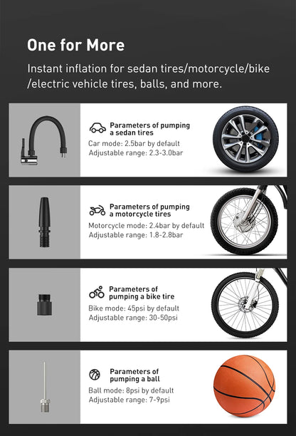 .  🔧 Mini Car Air Compressor GLOBGRIP®
