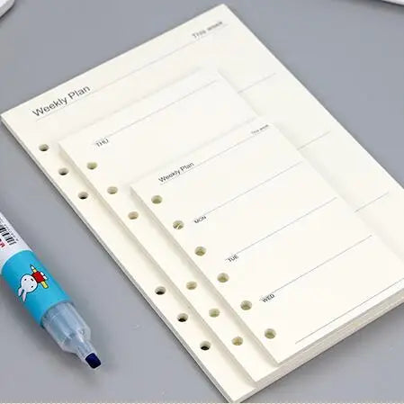 45 Sheets Loose-Leaf Refill – A5 & A6 Sizes GLOBGRIP®