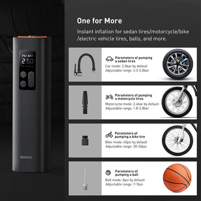 .  🔧 Mini Car Air Compressor GLOBGRIP®