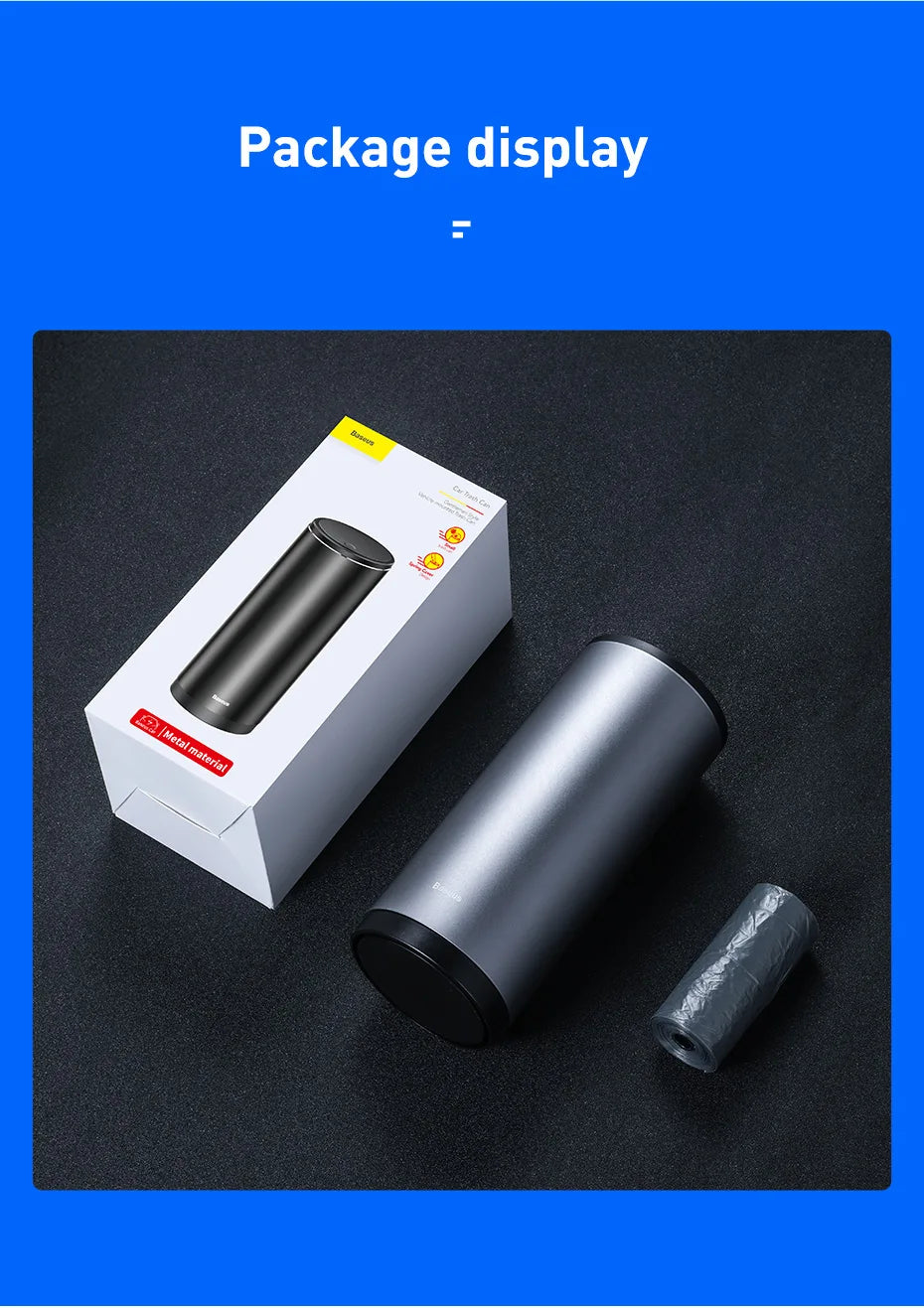 🗑️ Car Trash Bin GLOBGRIP®