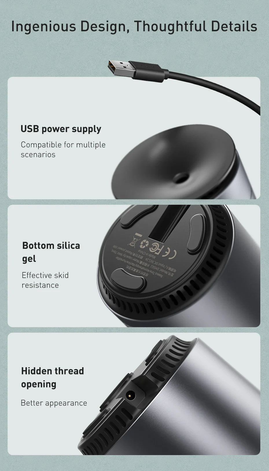 🌬️ Car Diffuser & Humidifier GLOBGRIP®