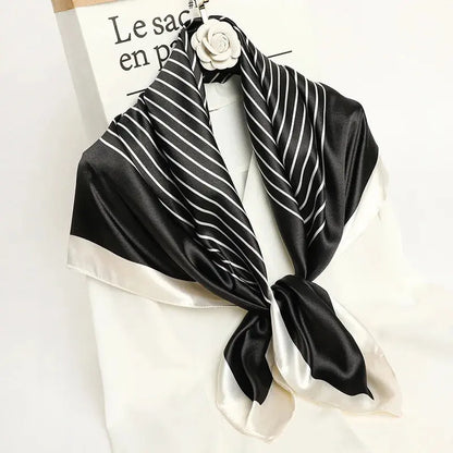 Luxury Silk Satin Square Scarf | Industrial Anti-Slip Solution GLOBGRIP®