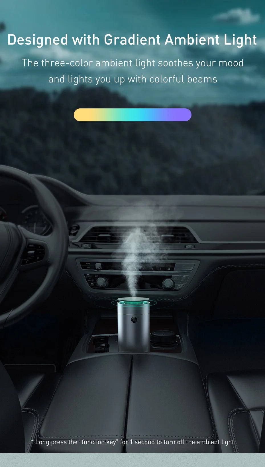 🌬️ Car Diffuser & Humidifier GLOBGRIP®