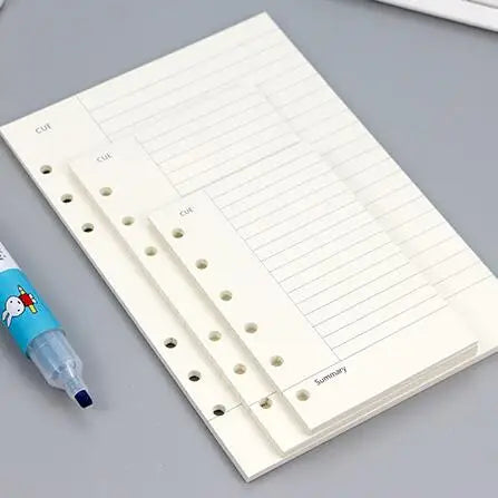 45 Sheets Loose-Leaf Refill – A5 & A6 Sizes GLOBGRIP®