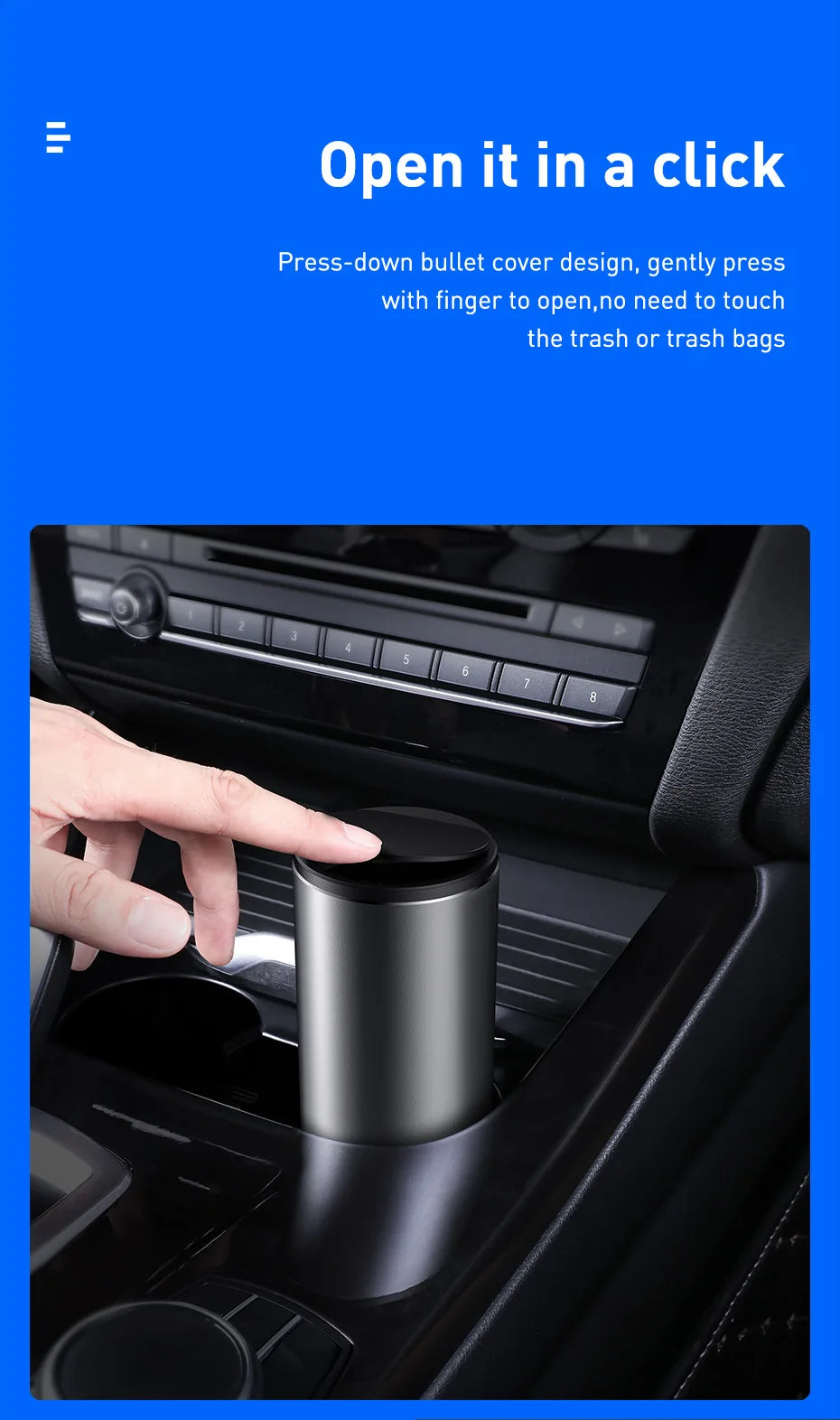 🗑️ Car Trash Bin GLOBGRIP®