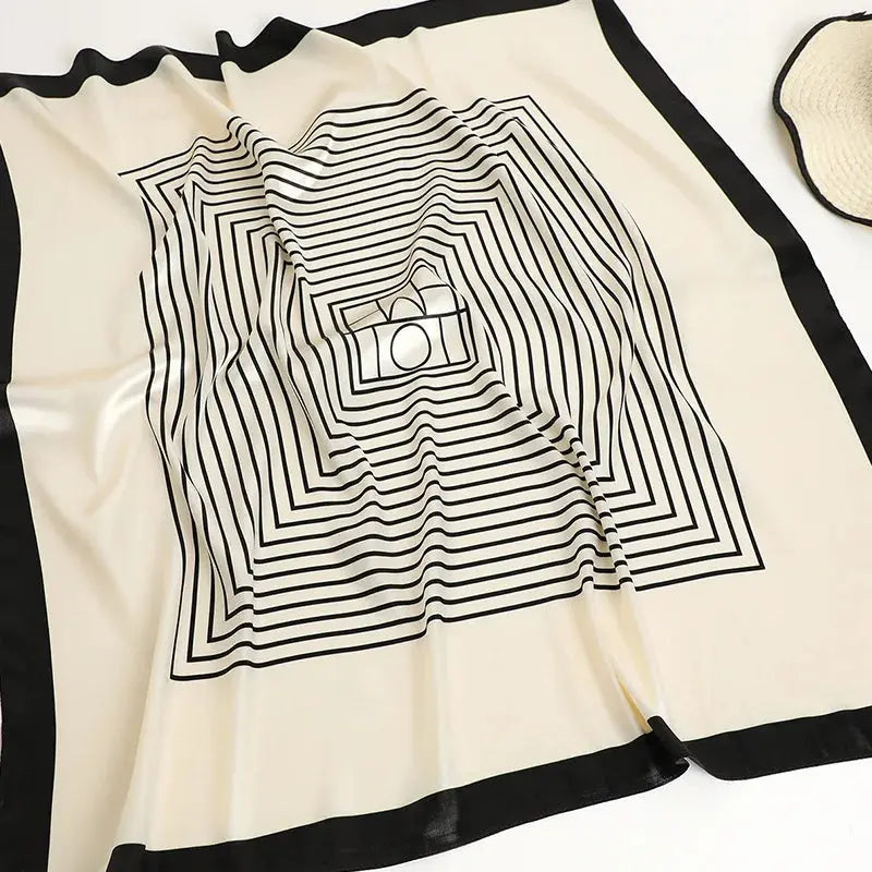 Luxury Silk Satin Square Scarf | Industrial Anti-Slip Solution GLOBGRIP®