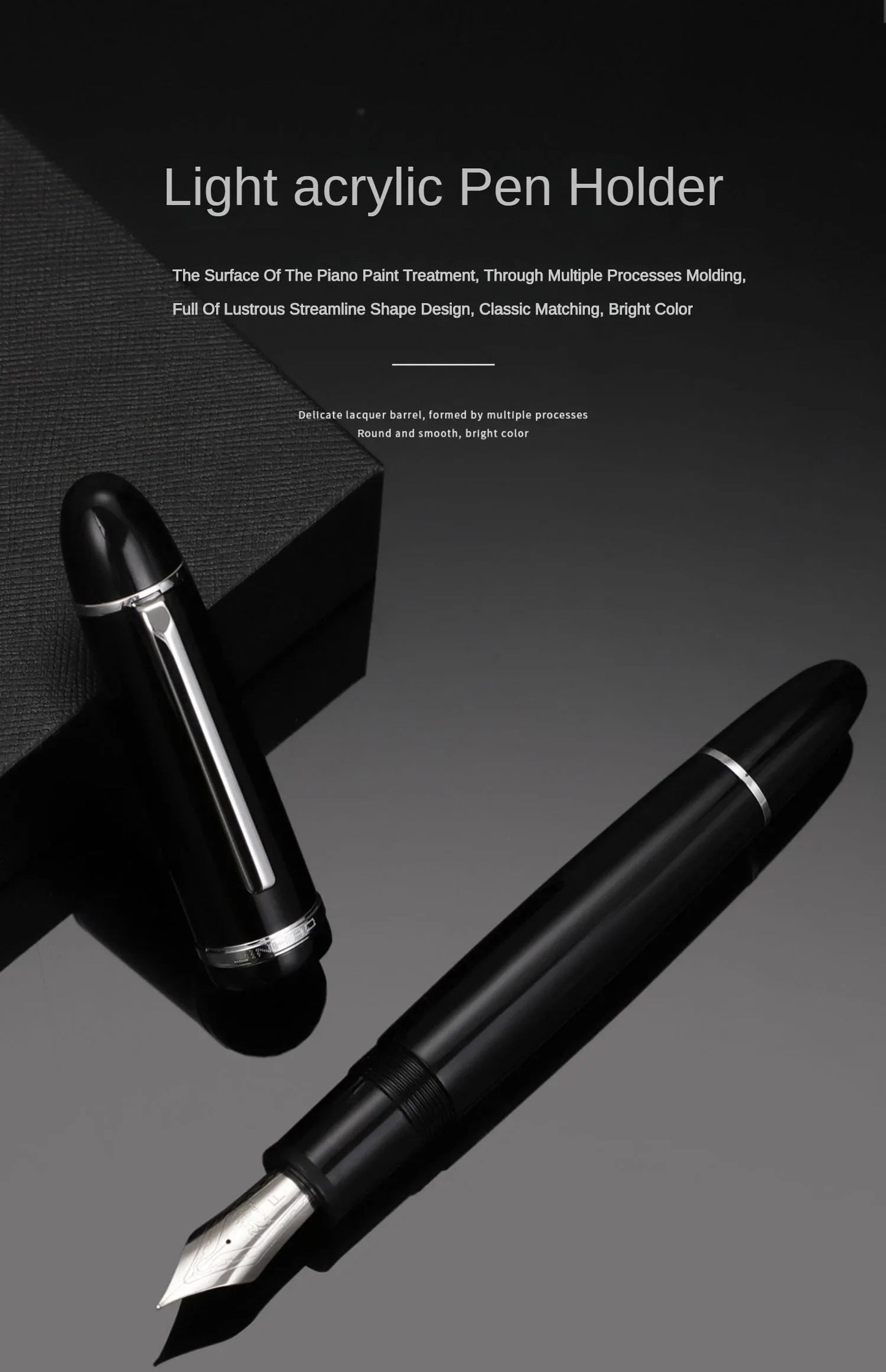 Luxury Fountain Pen X159 | Multi-Colour Acrylic Body | GLOBGRIP® GLOBGRIP®