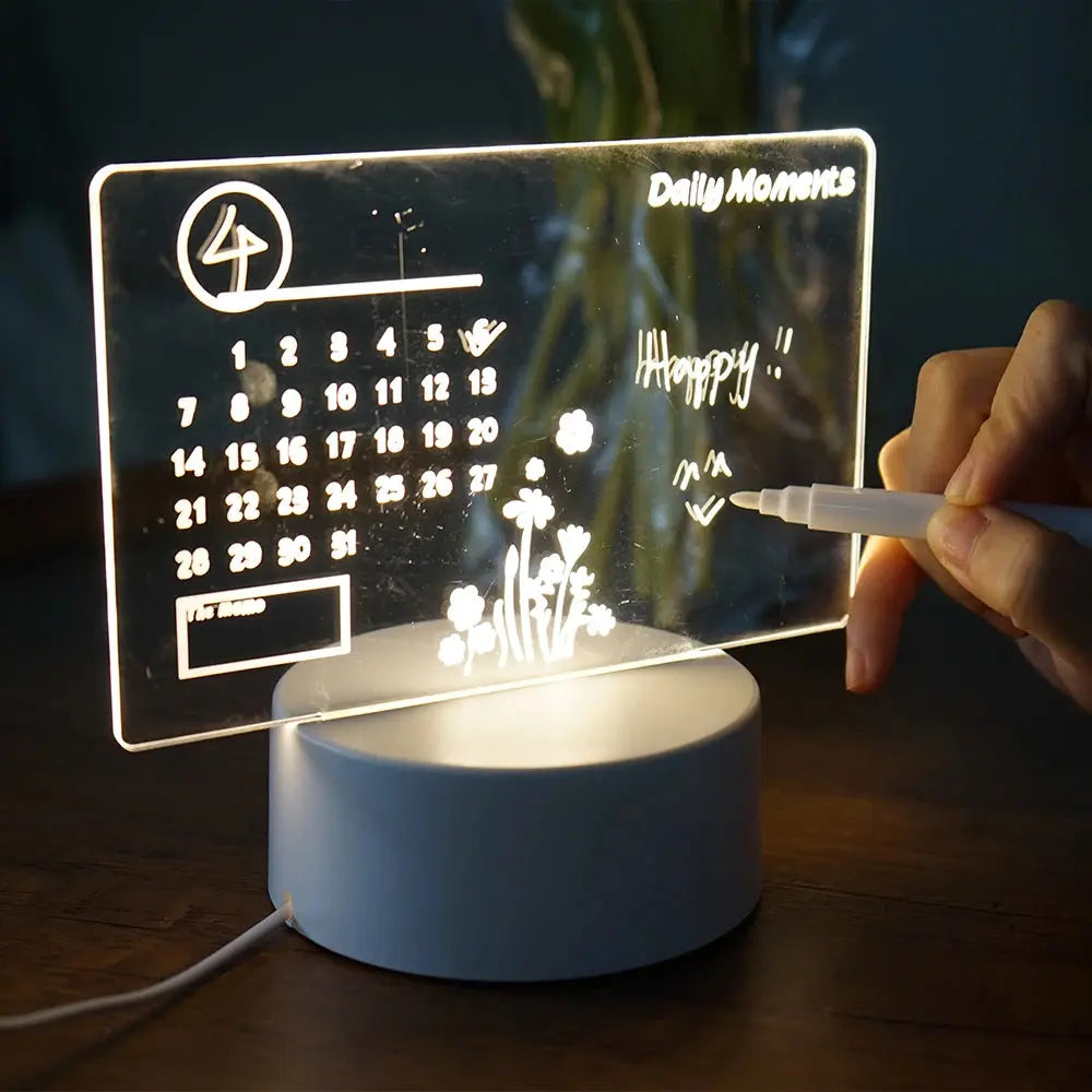 Creative LED Note Board Night Light | Industrial Anti-Slip Solution GLOBGRIP®