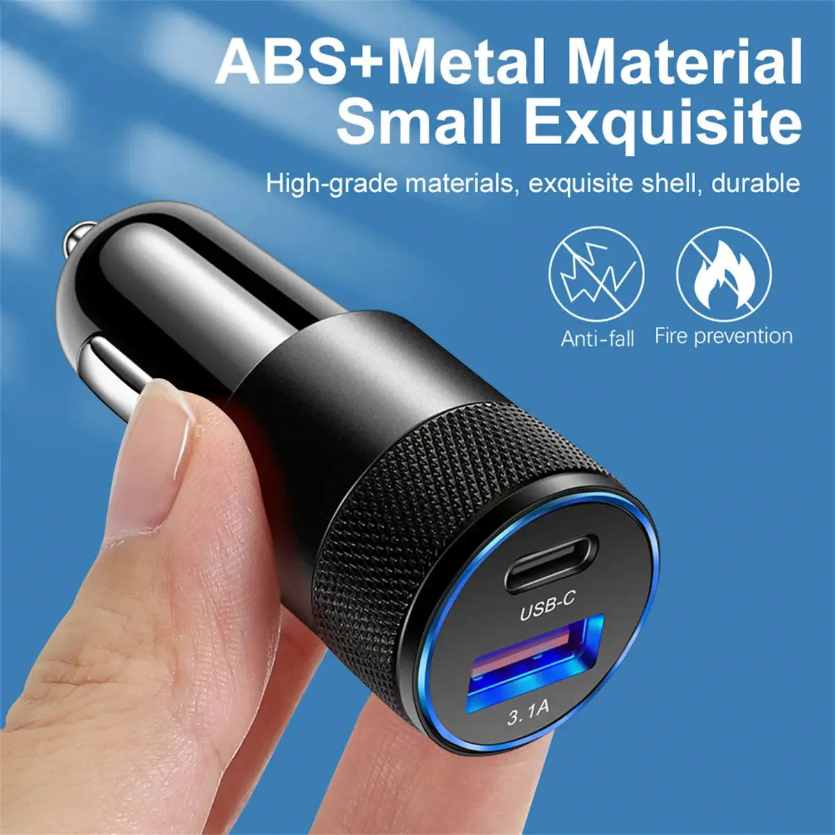 USB Car Charger Type C | Industrial Anti-Slip Solution GLOBGRIP®