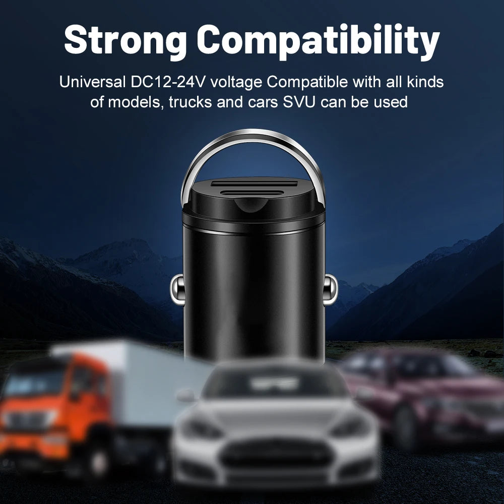 Mini PD USB Car Charger Lighter Type C Car Charger GLOBGRIP®