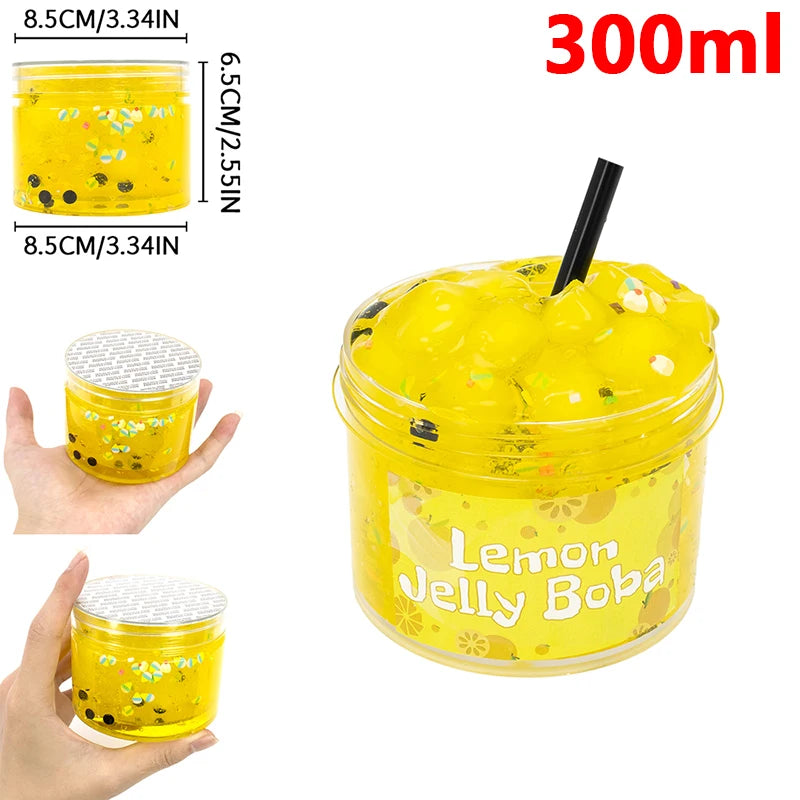 70/300ml Large Capacity Crunchy Slime Kit Premade Crystal Slime Set Super Soft And Non-Sticky Jelly Cube Slime Party Favor Gifts GLOBGRIP®