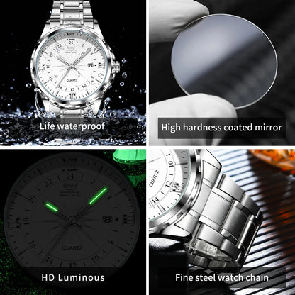 ✨ OPK Steel Belt Men’s Watch GLOBGRIP®