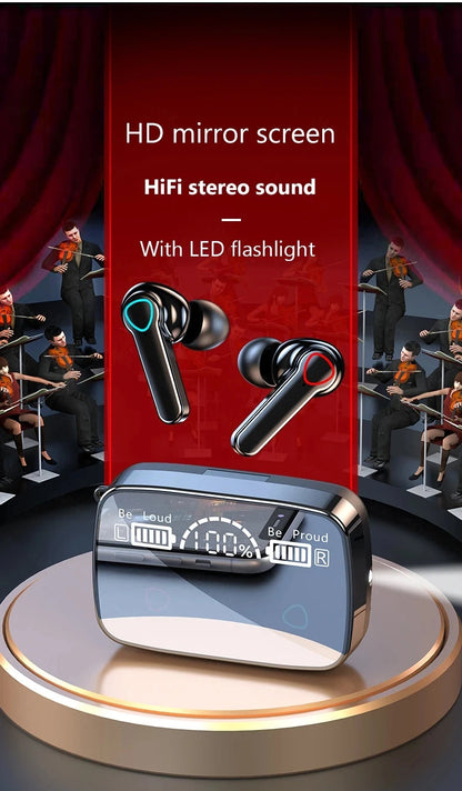 🎶 M19 Bluetooth 5.3 Wireless Earbuds | Industrial Anti-Slip Solution GLOBGRIP®