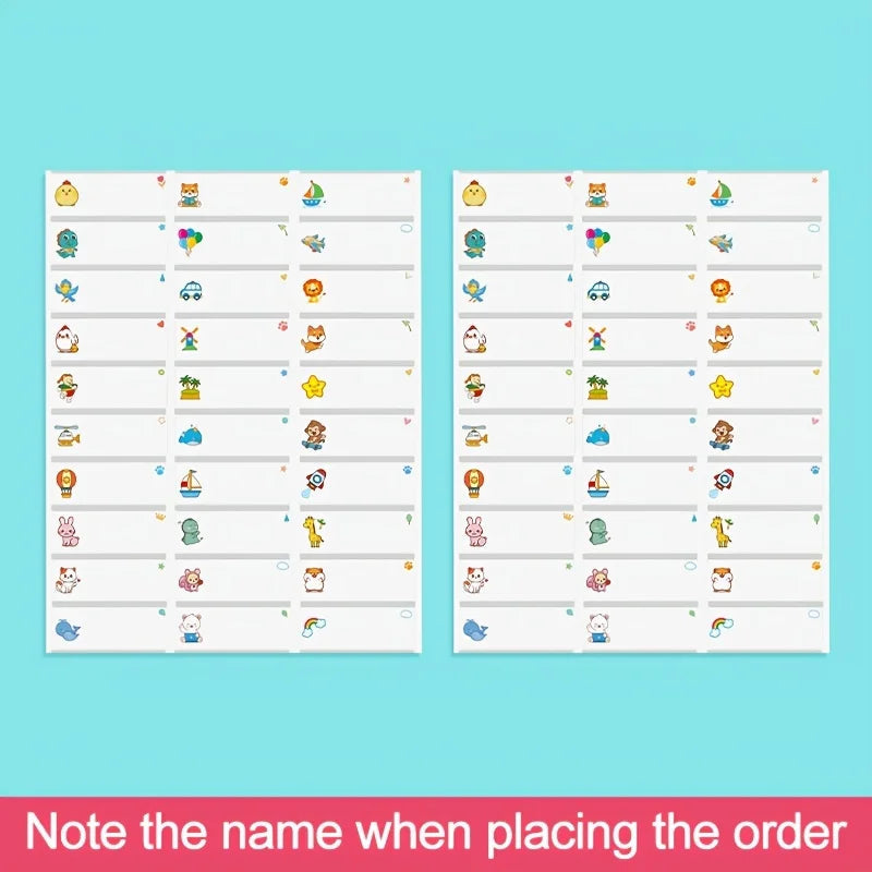Waterproof Name Tag Stickers | Custom Labels for Personal Items | GLOBGRIP® GLOBGRIP®