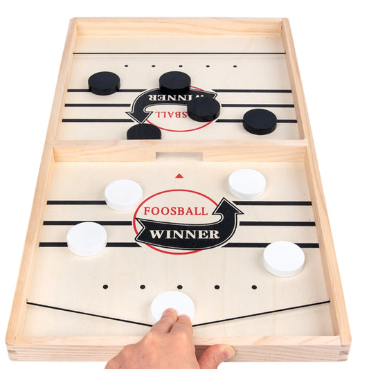 Table Hockey Paced Sling Board Puzzles Game Fast Winner Party Desktop Battle Chess Parent-child Interactive Toys For Children GLOBGRIP®
