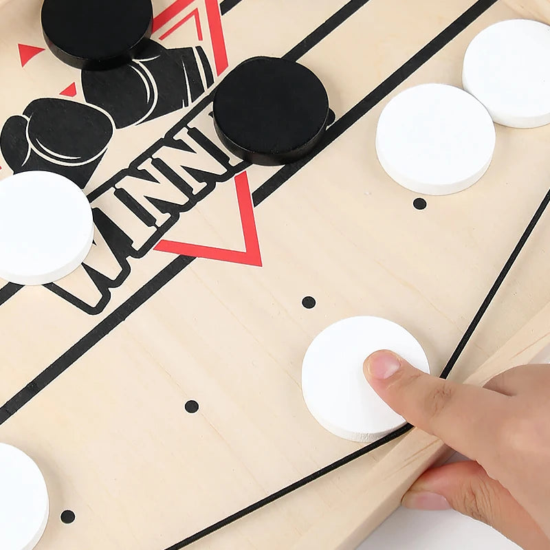 Table Hockey Paced Sling Board Puzzles Game Fast Winner Party Desktop Battle Chess Parent-child Interactive Toys For Children GLOBGRIP®