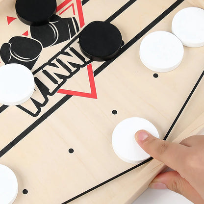 Table Hockey Paced Sling Board Puzzles Game Fast Winner Party Desktop Battle Chess Parent-child Interactive Toys For Children GLOBGRIP®